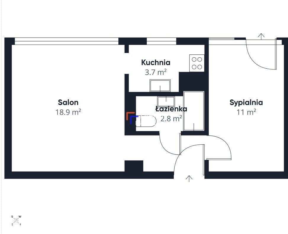 METRO / 37m2 / Gotowe do wprowadzenia - zdjęcie 18