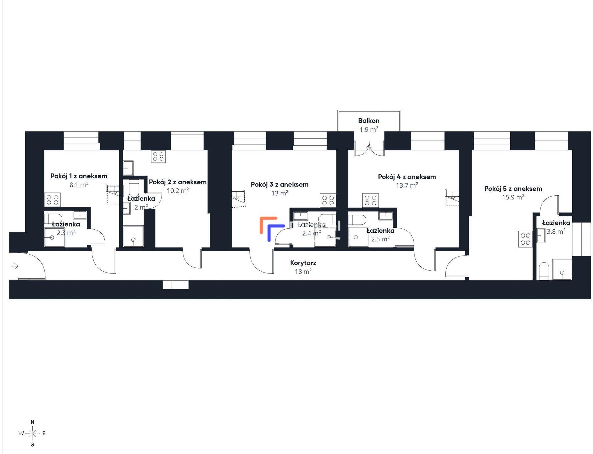 Inwestycja / 5 Pokoi / 2 Piętro / Balkon / Centrum - zdjęcie 26