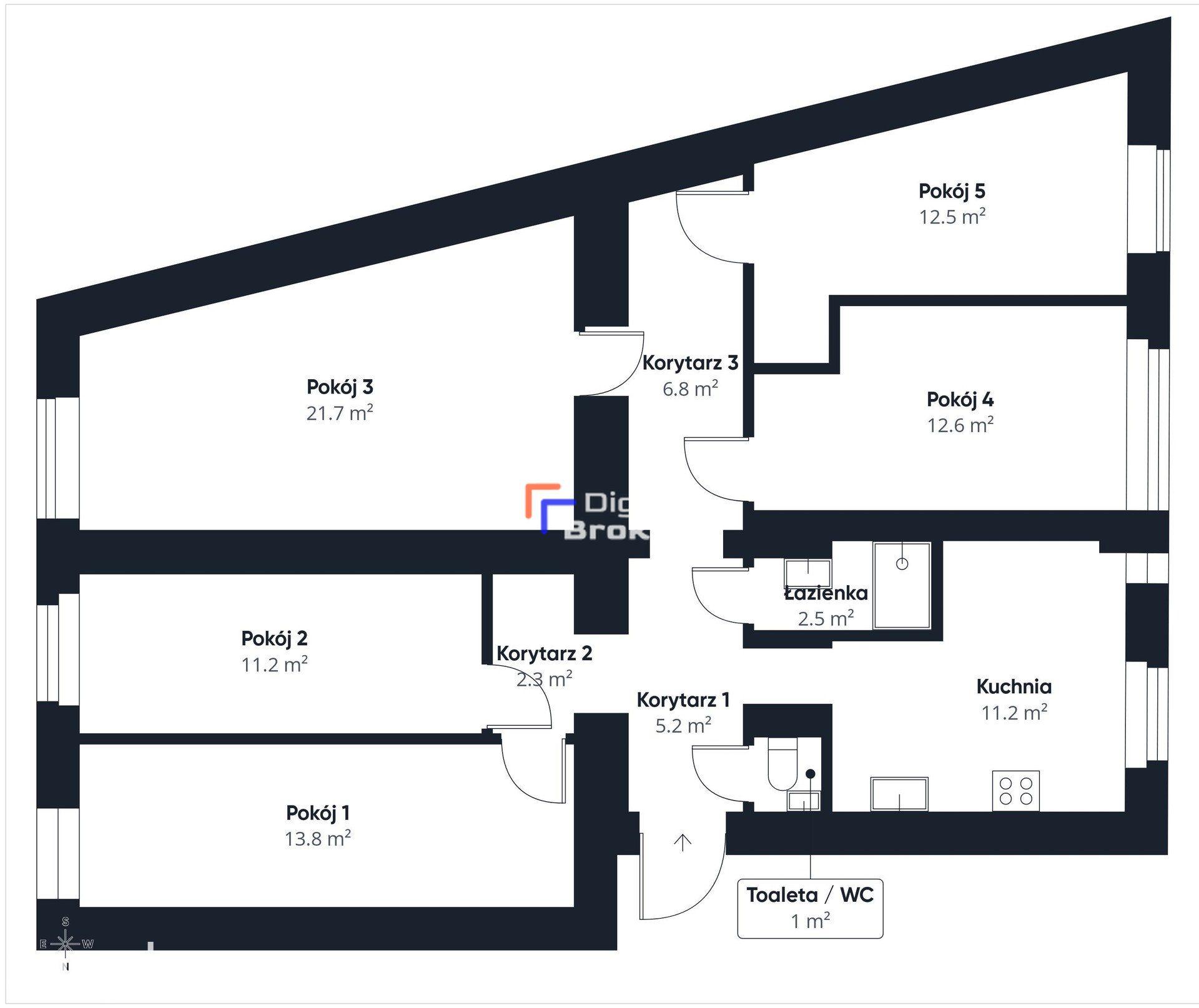 Inwestycja / 5 Pokoi / 3 Piętro / Centrum / Obok Manufaktura - zdjęcie 19