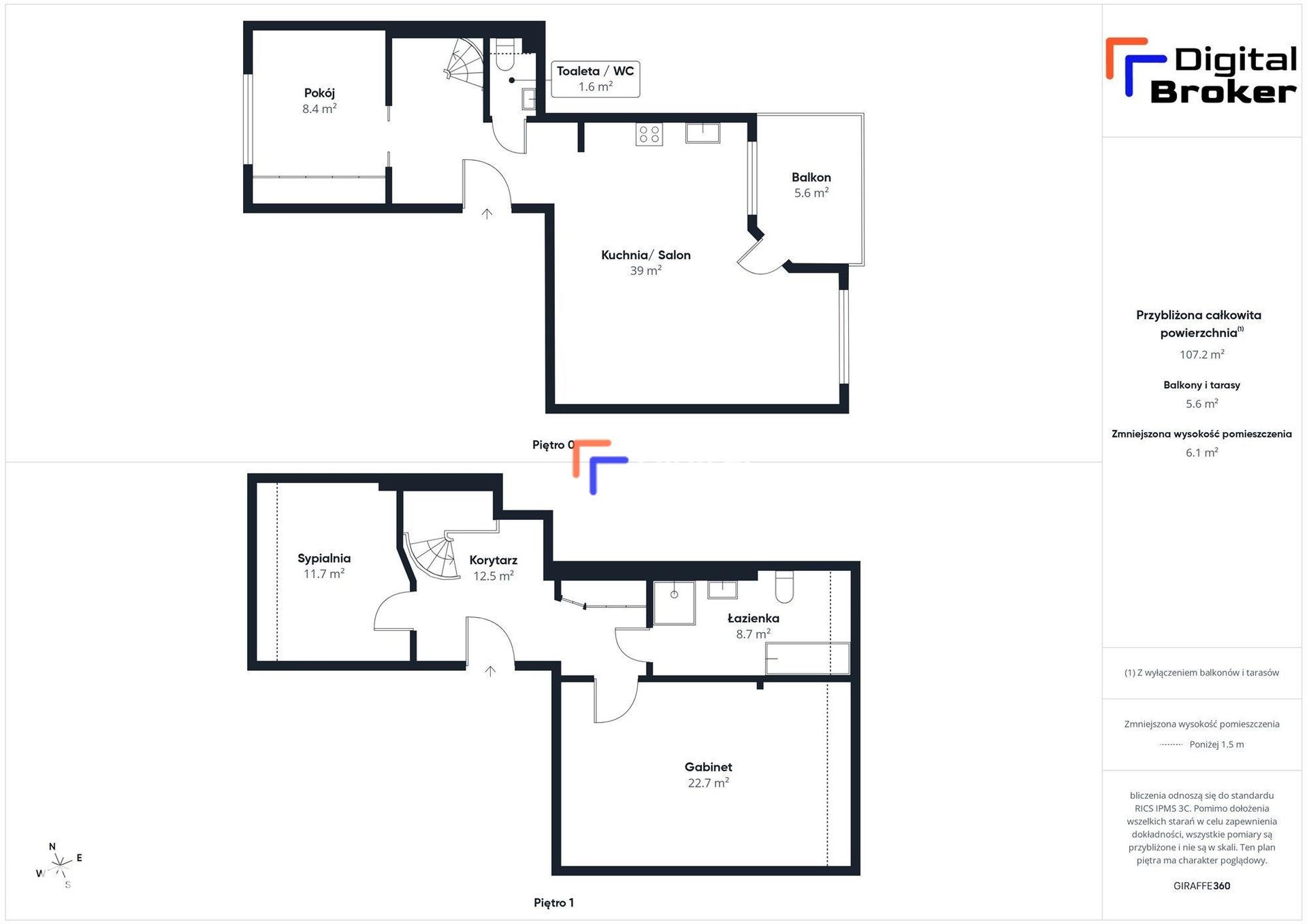 Dwupoziomowe 101 m²| 4 pokoje | Balkon | Jutrzenki - zdjęcie 16