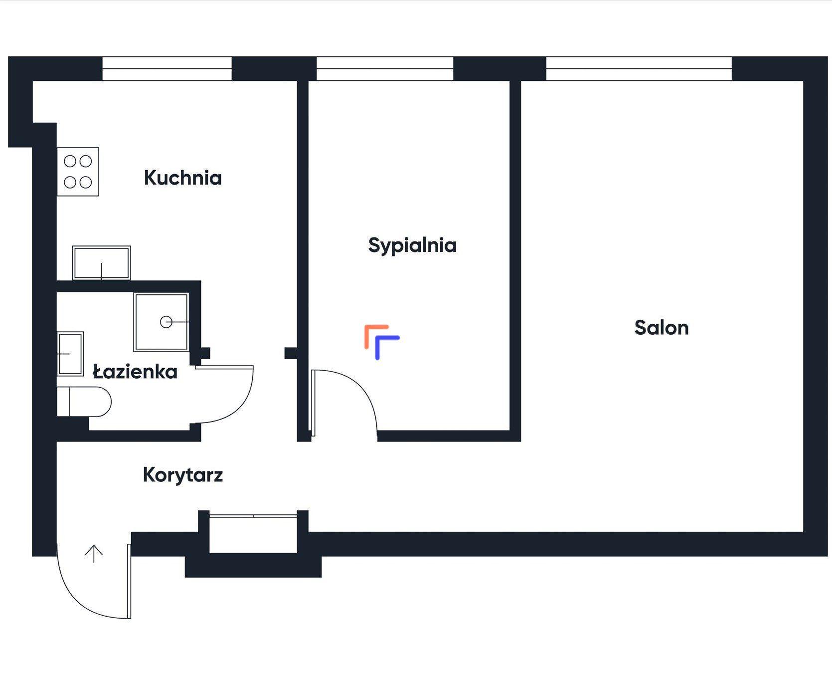Idealna Inwestycja / 2 Pokoje / Rozkład / Winda / Centrum - zdjęcie 14