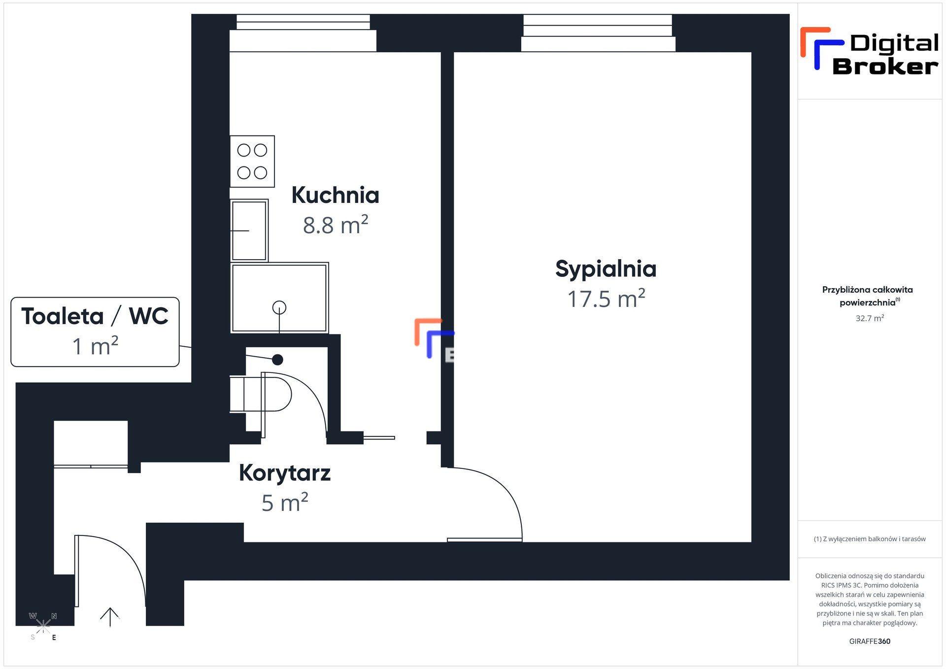 Wysoka Kawalerka | 30 m²| Kamienica 1938r | Metro | Praga-Północ - zdjęcie 13