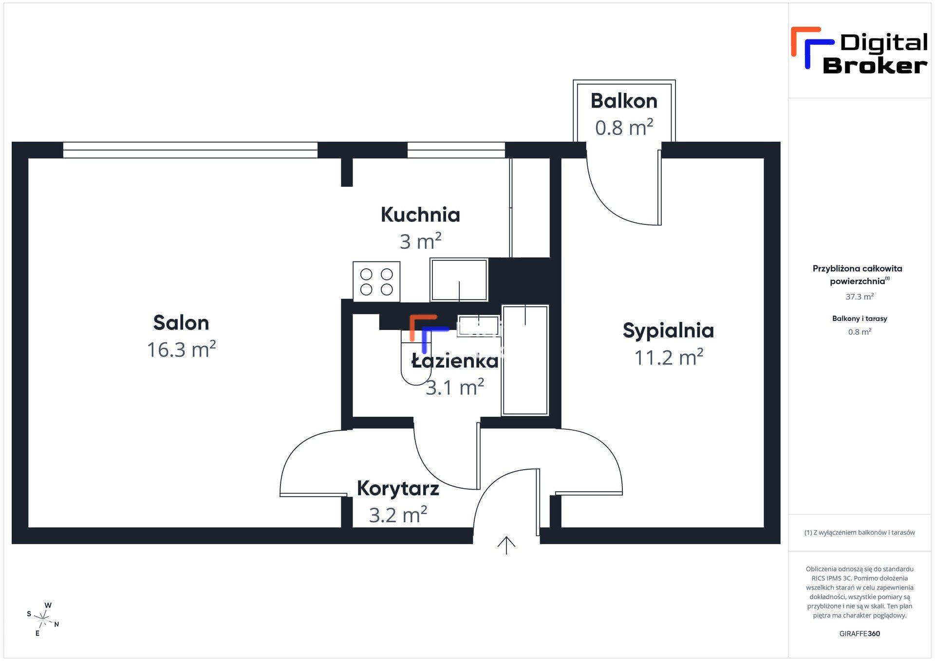Słoneczne 2 pokoje po remoncie, kameralny blok - blisko metra! - zdjęcie 13