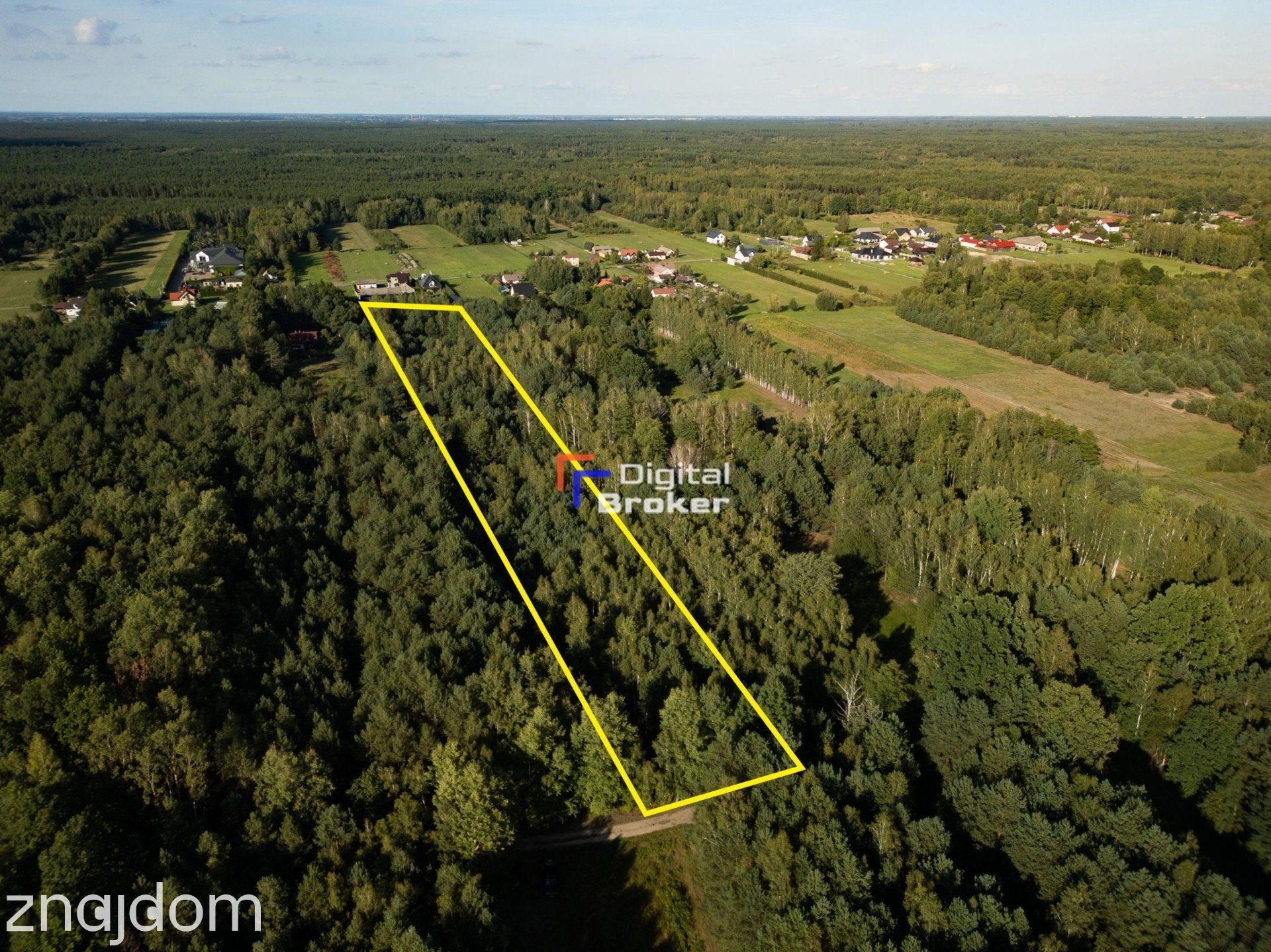 Działka 1,31 ha z warunkami zabudowy | Bartniki | Puszcza Mariańska