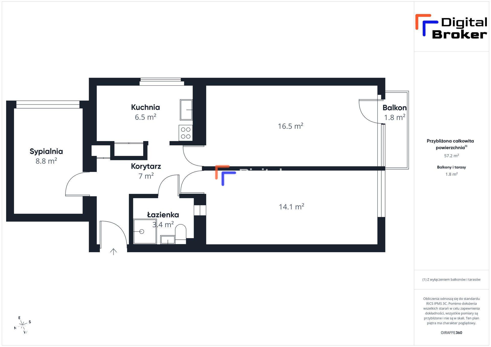 3 pokoje - Hetmańska - 58,9m2 - zdjęcie 21