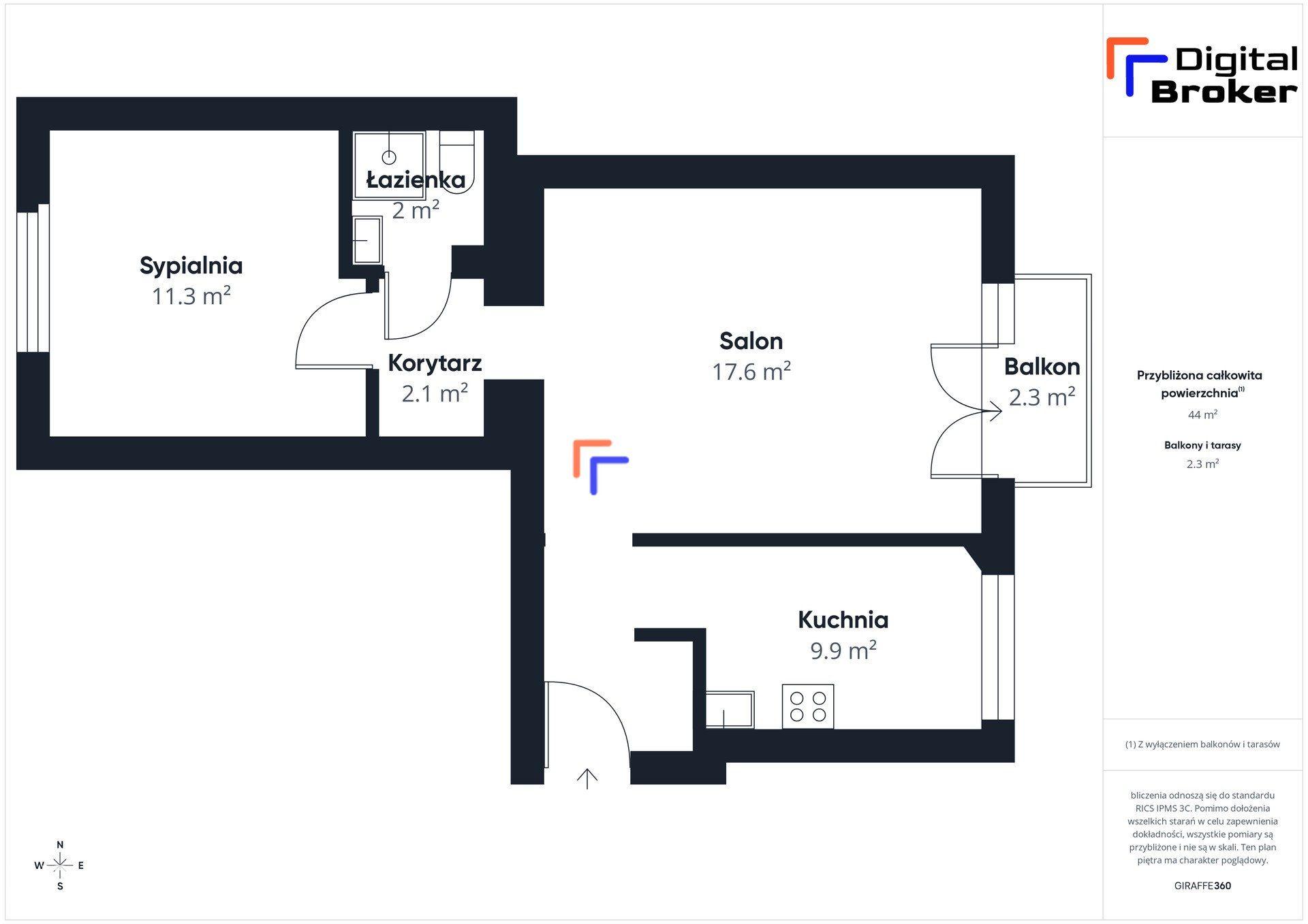 2 Pokoje*Balkon*Kurak*Do Odświeżenia - zdjęcie 16