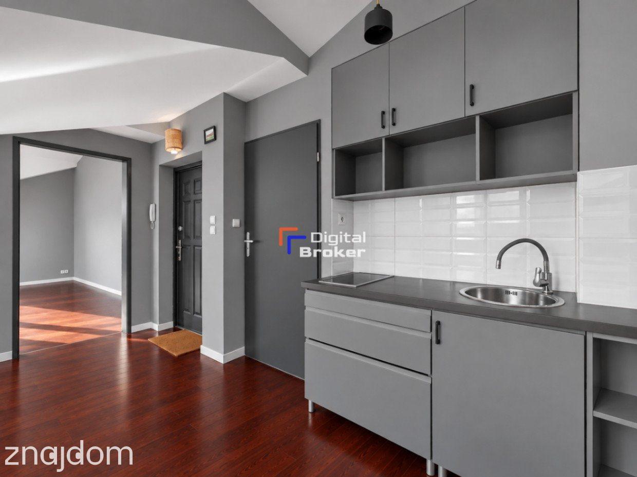 46m2 | 2 pokoje + kuchnia z jadalnią | Balkon | Komórka lok.