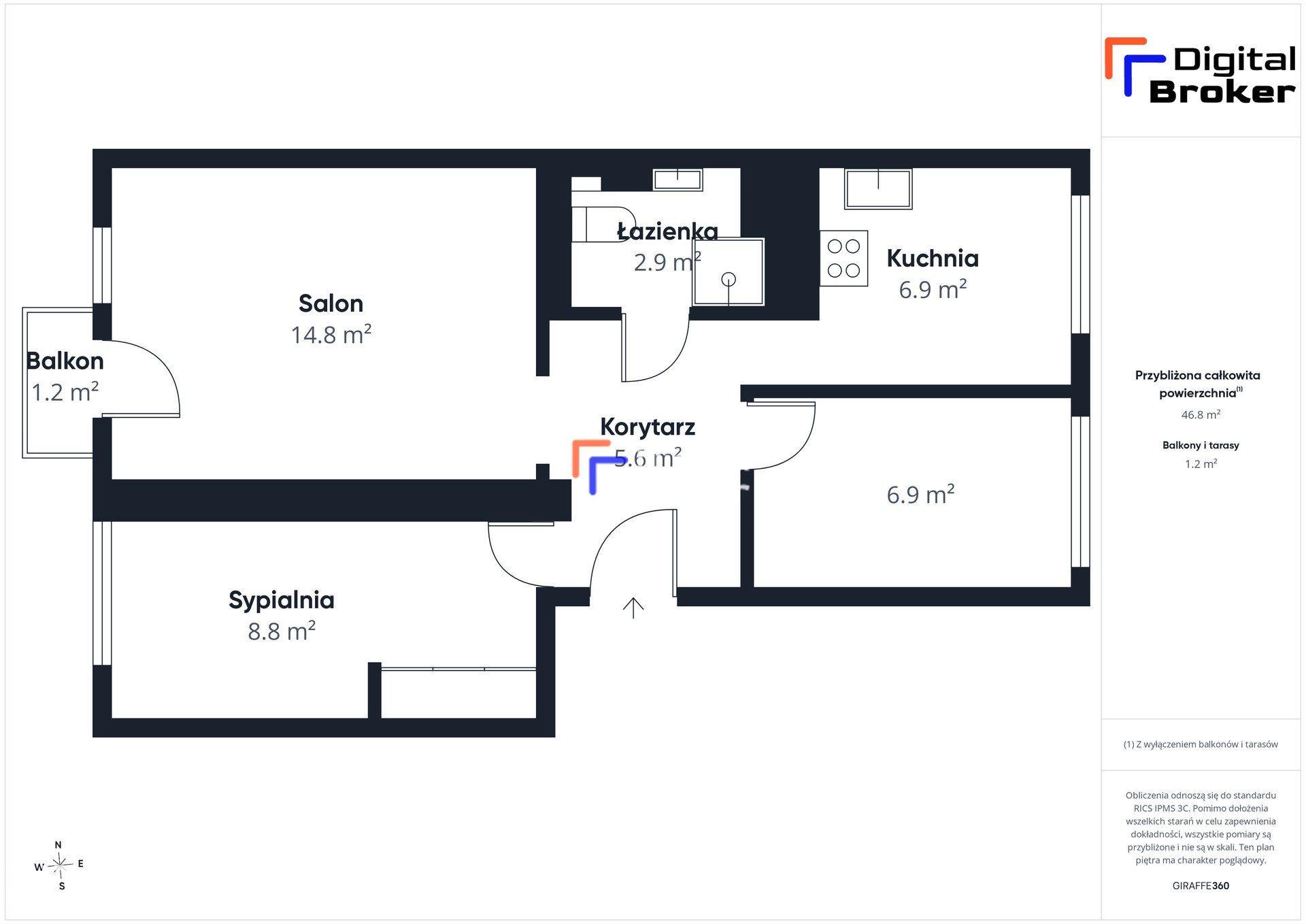 ✩ 3 pokoje ✩ 47 m² ✩ Szczytno ✩ Mazury - zdjęcie 11