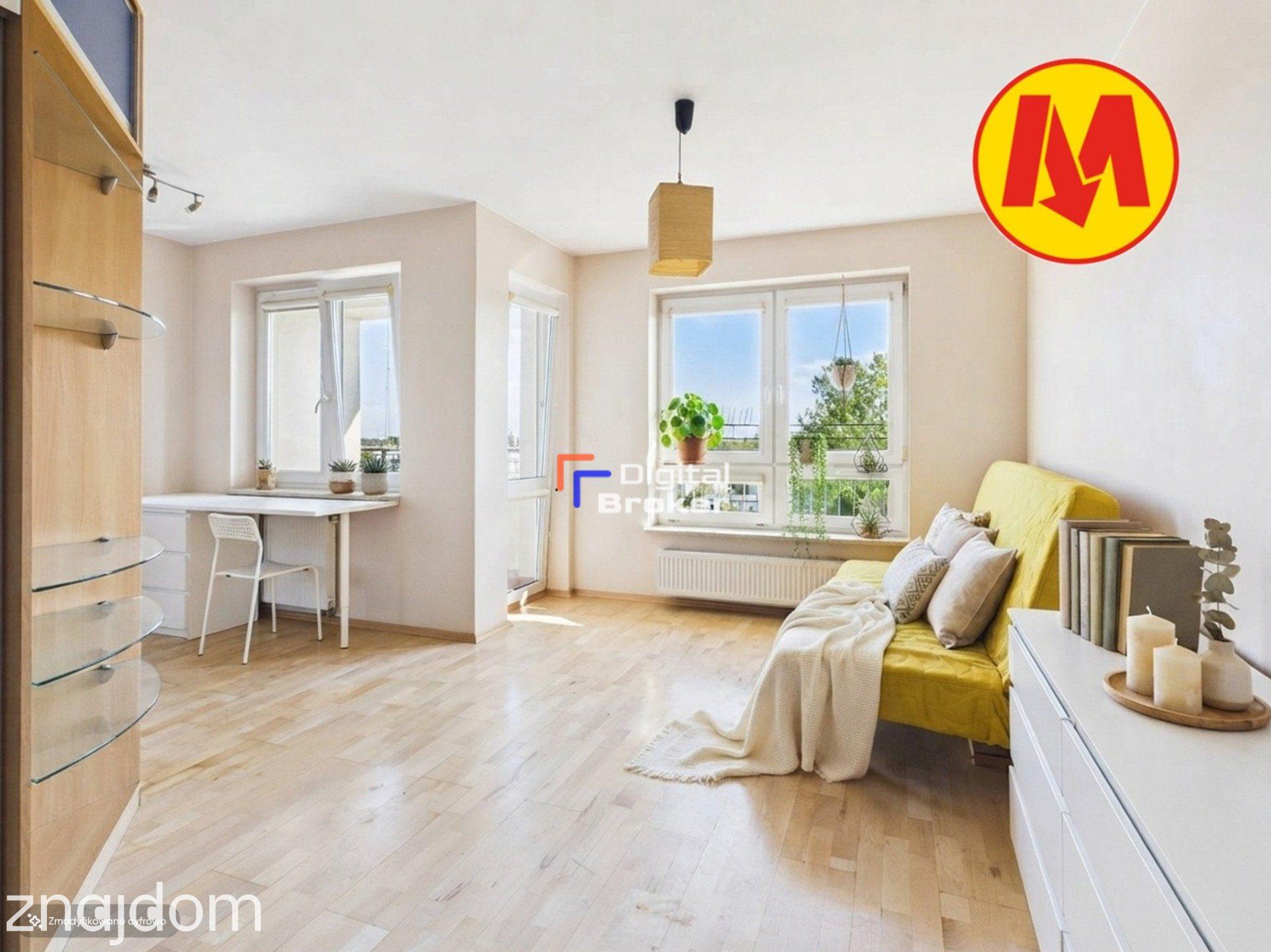 Kawalerka z panoramą Woli | balkon | garaż | metro | od zaraz