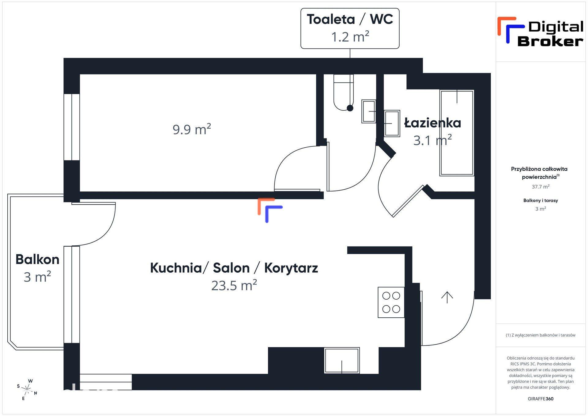 2 pokoje z potencjałem | Balkon i garaż | Piaseczno - zdjęcie 15