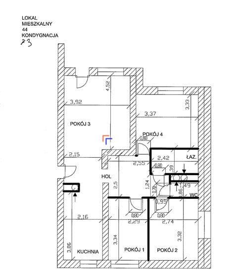 4 pokoje, 80m2, Jadźwingów 3, Mokotów. Dla rodziny lub na pokoje! - zdjęcie 10