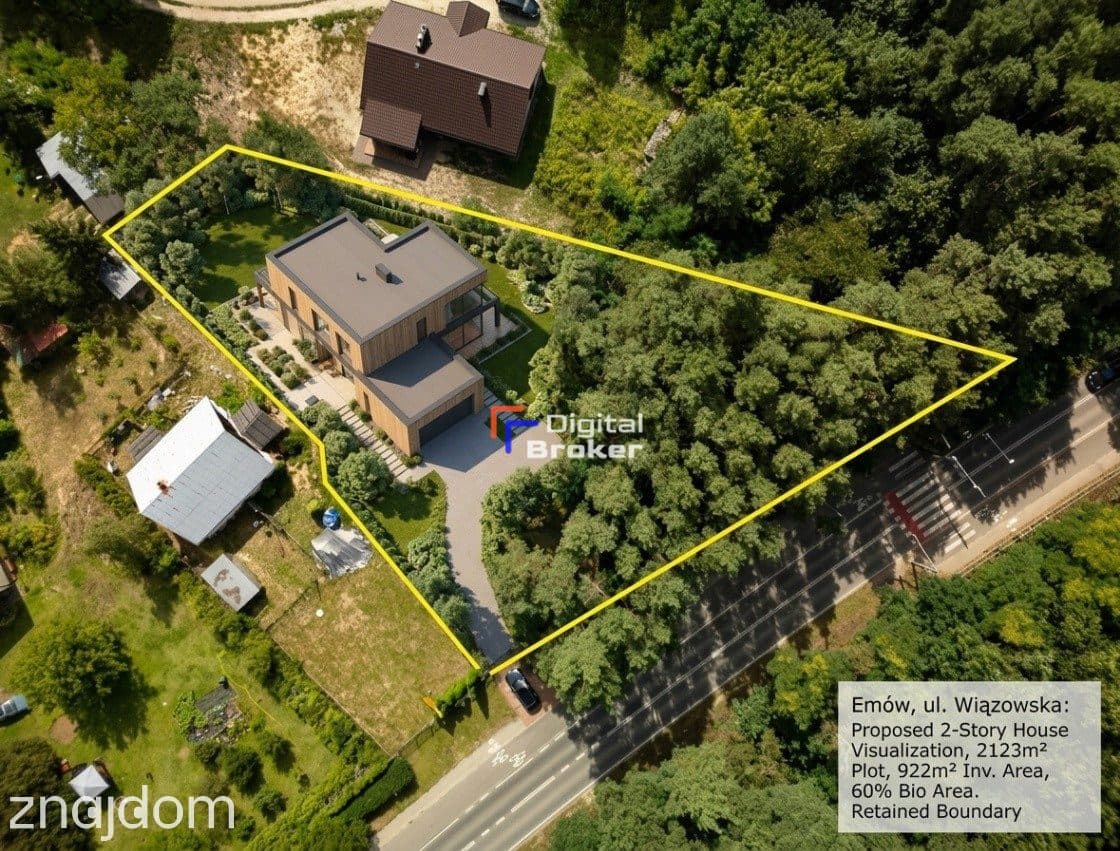 Wyjątkowa działka z własnym lasem, 2 123 m², WZ Listopad, Emów 0% - zdjęcie 8