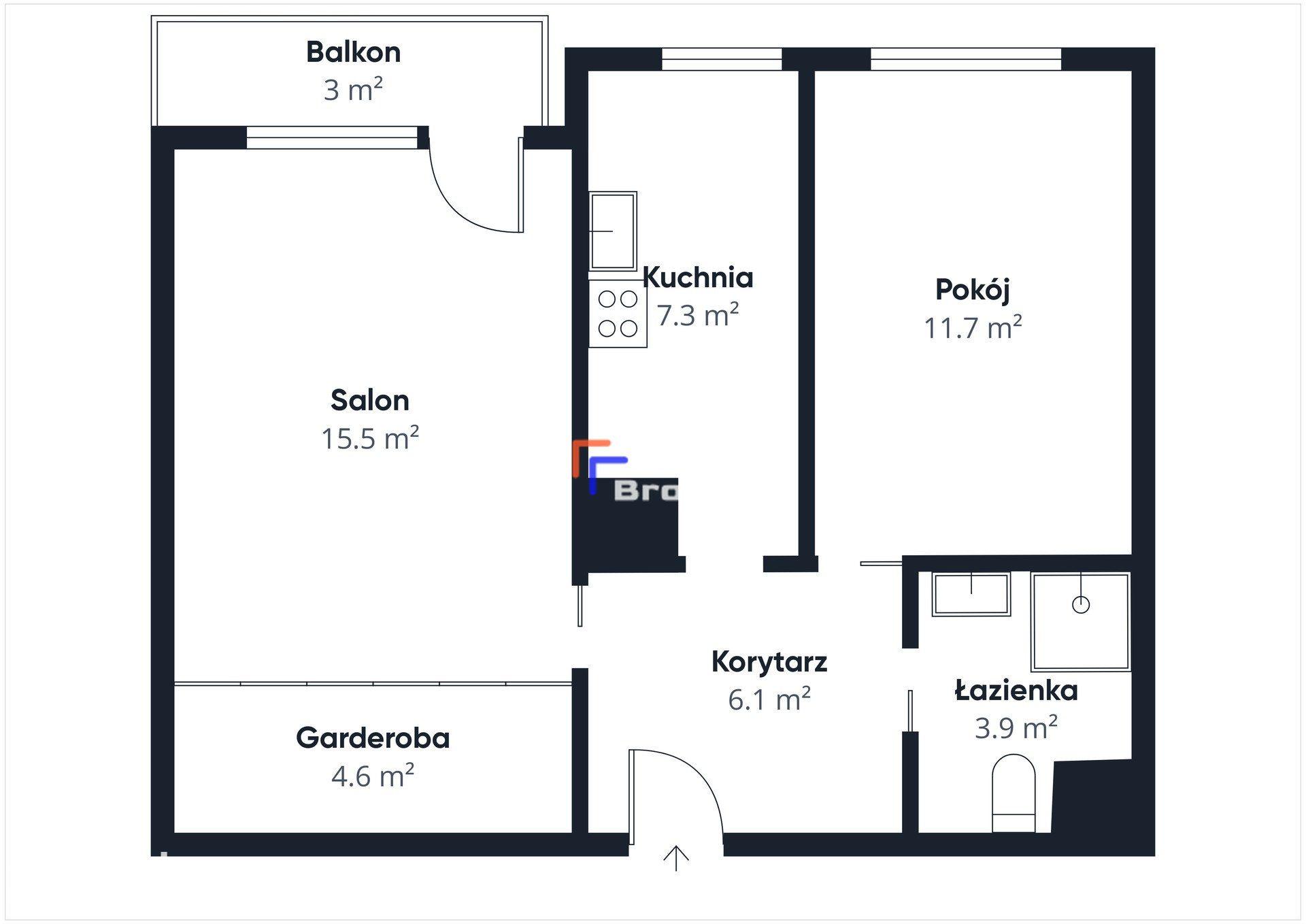 Przestronne 2 pokoje w otoczeniu zieleni | balkon | parking | klima - zdjęcie 16