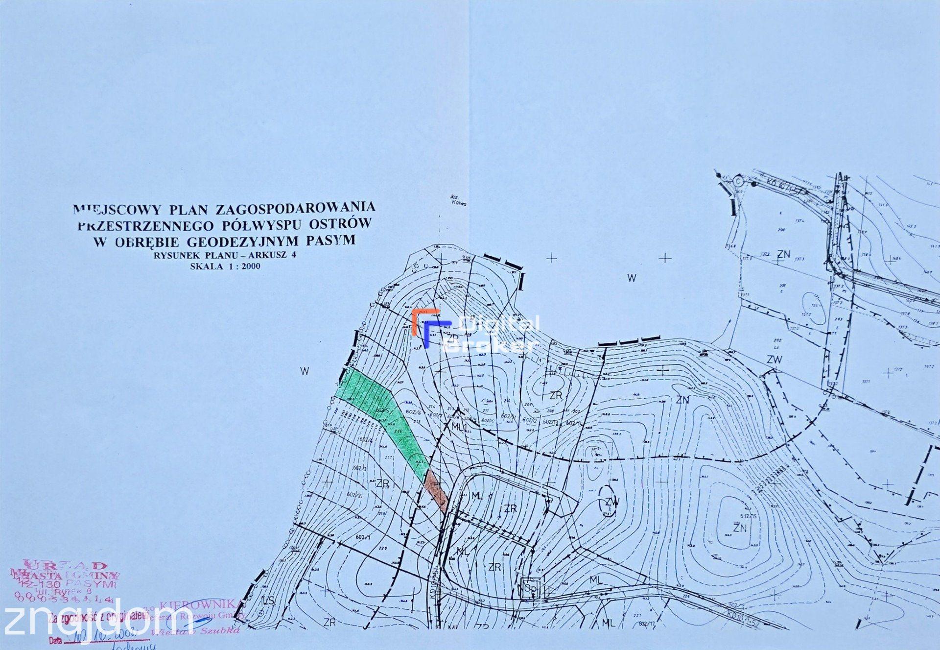 ✩ Działka z linią brzegową jeziora Kalwa Mazury ✩ 3061 m² ✩ Pasym ✩ - zdjęcie 18