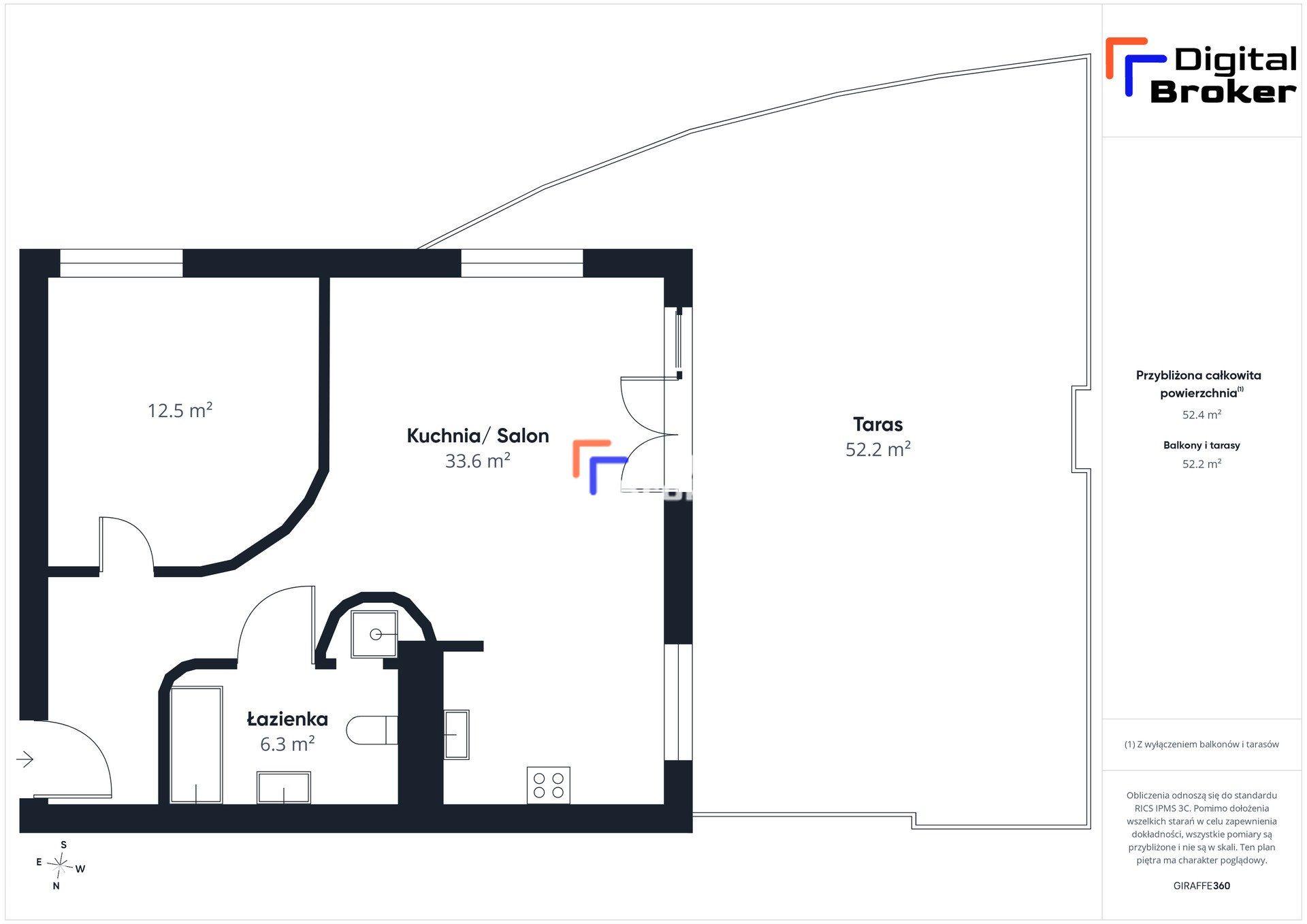 Juranda - 2 pokoje + taras 50m2 - zdjęcie 19