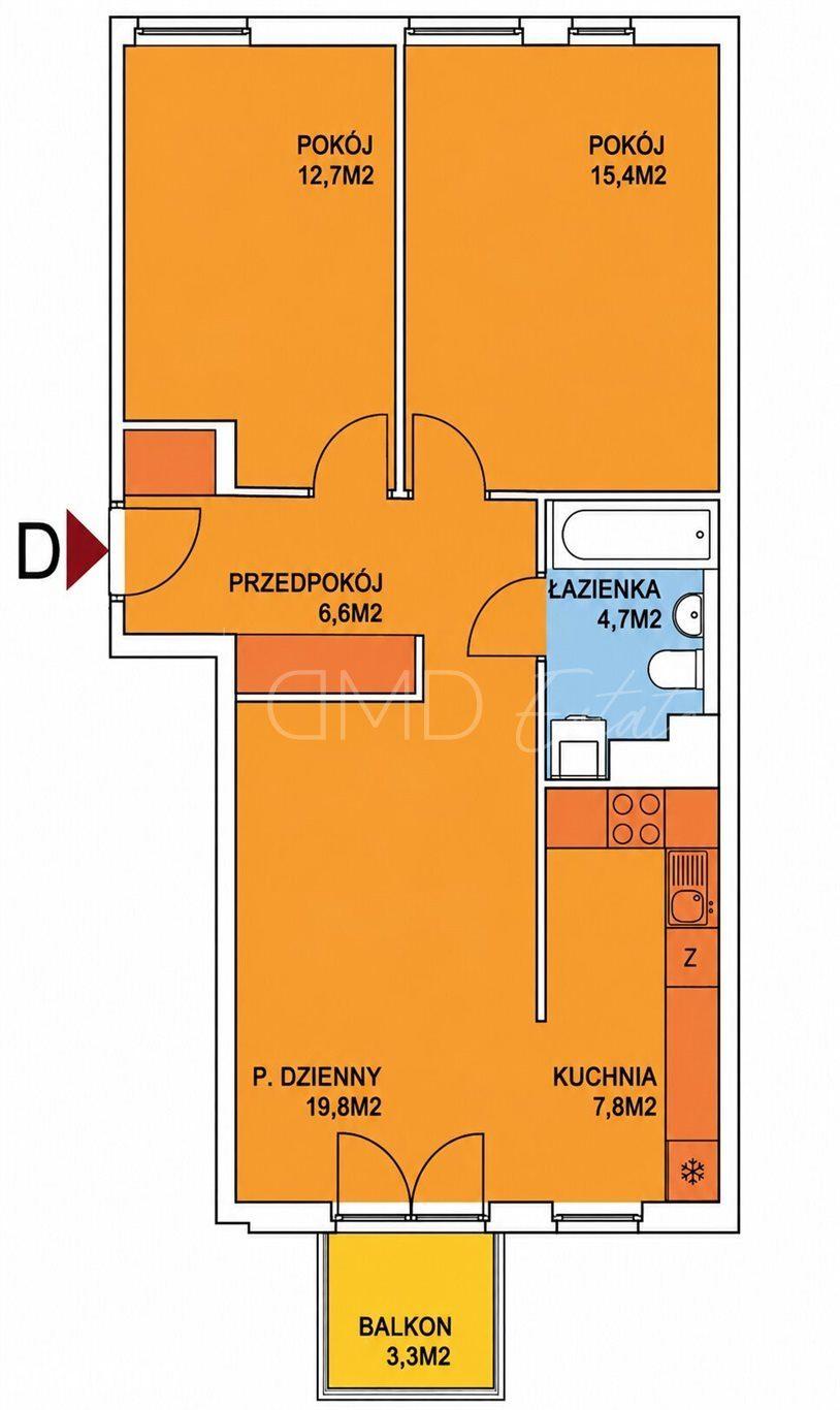 3 pokoje 67 m² | balkon | garaż + komórka w cenie - zdjęcie 13