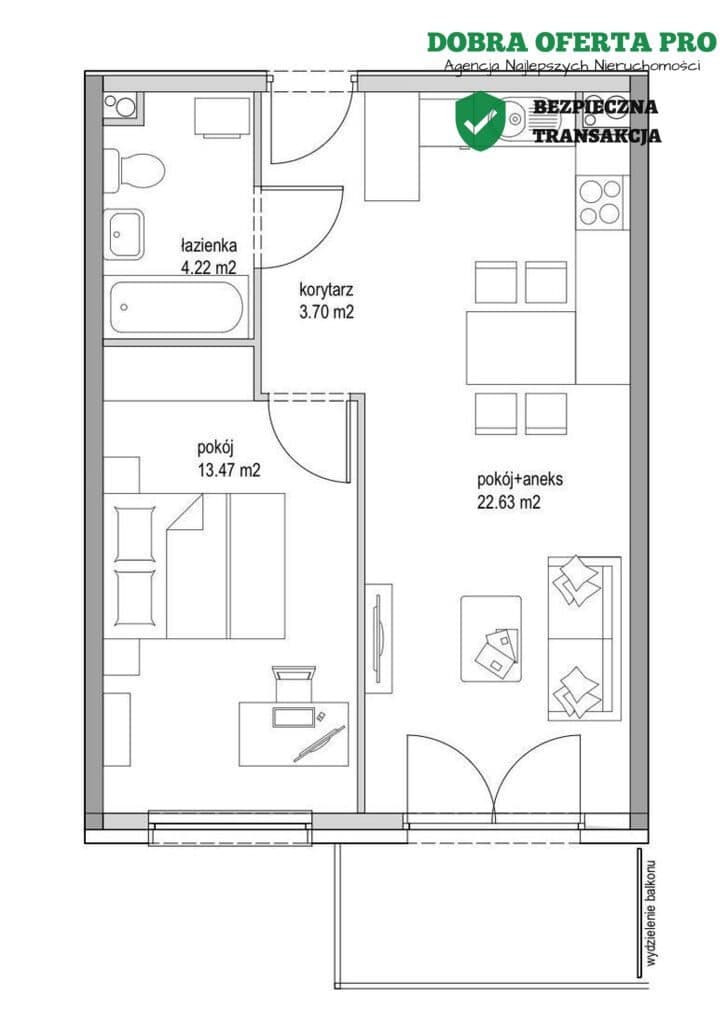 2 pokoje | balkon | winda | 2025 rok - zdjęcie 5