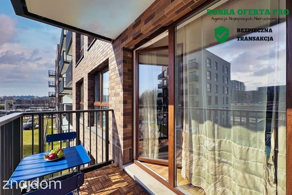 2 pokoje | wysoki standard | Hallera | balkon