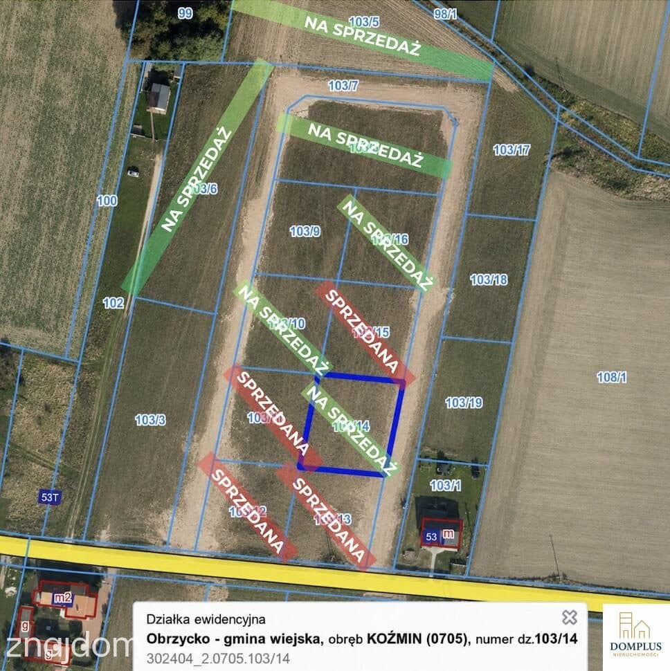 KOŹMIN | DZIAŁKI BUDOWLANE Z WZ | 1000–3121 m² | BLISKO PUSZCZY NOTECKIE - zdjęcie 9