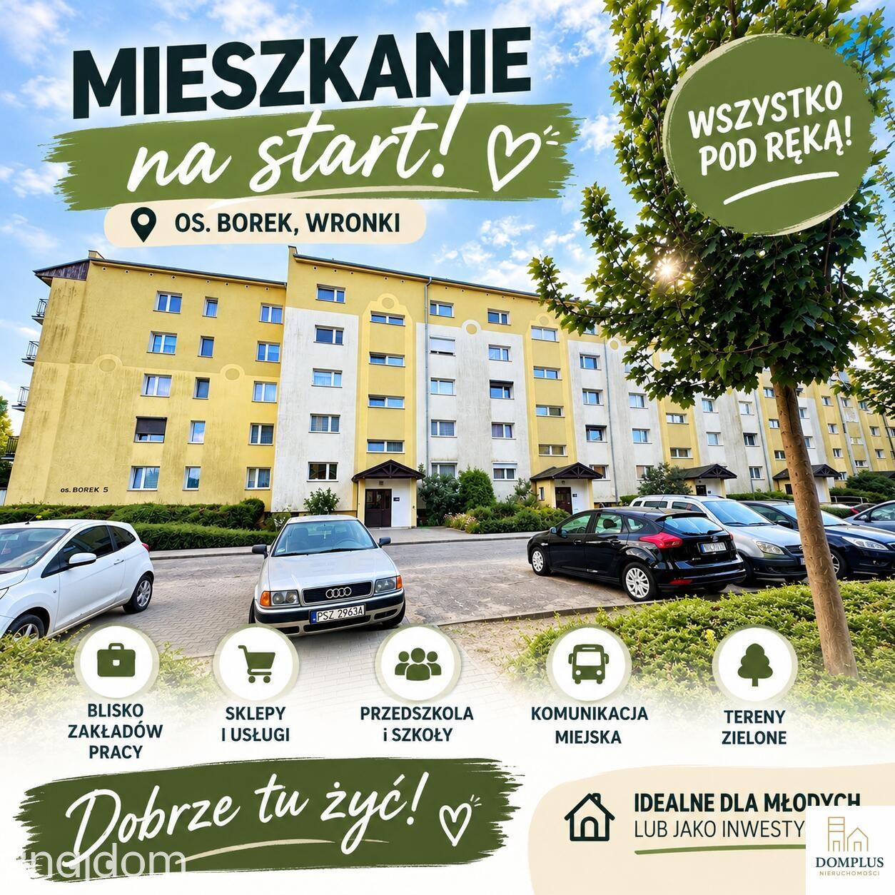 MIESZKANIE DLA MŁODYCH – DOBRA CENA, ŚWIETNA LOKALIZACJA