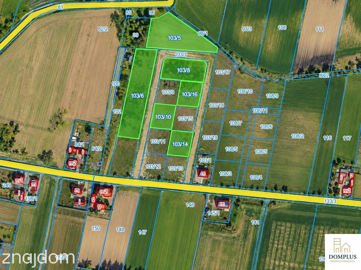 Tu zaczyna sie Twój dom- KOŹMIN | DZIAŁKI Z WZ | 1000–3121 m² | 110 zł/m²