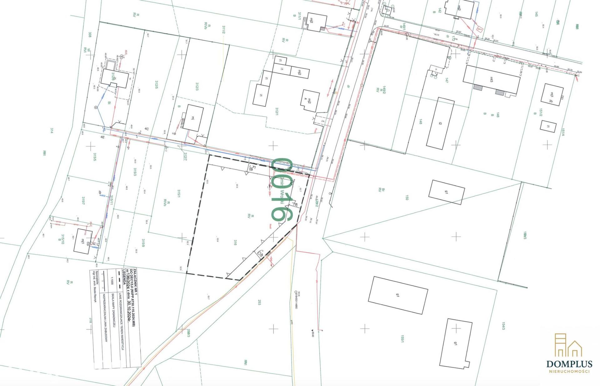 Popowo działka 3700 m² WZ 2 budynki 24 mieszkania - zdjęcie 9