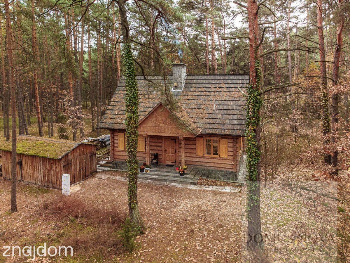 Dom z bala w stylu góralskim - działka 1,5 ha - zdjęcie 21