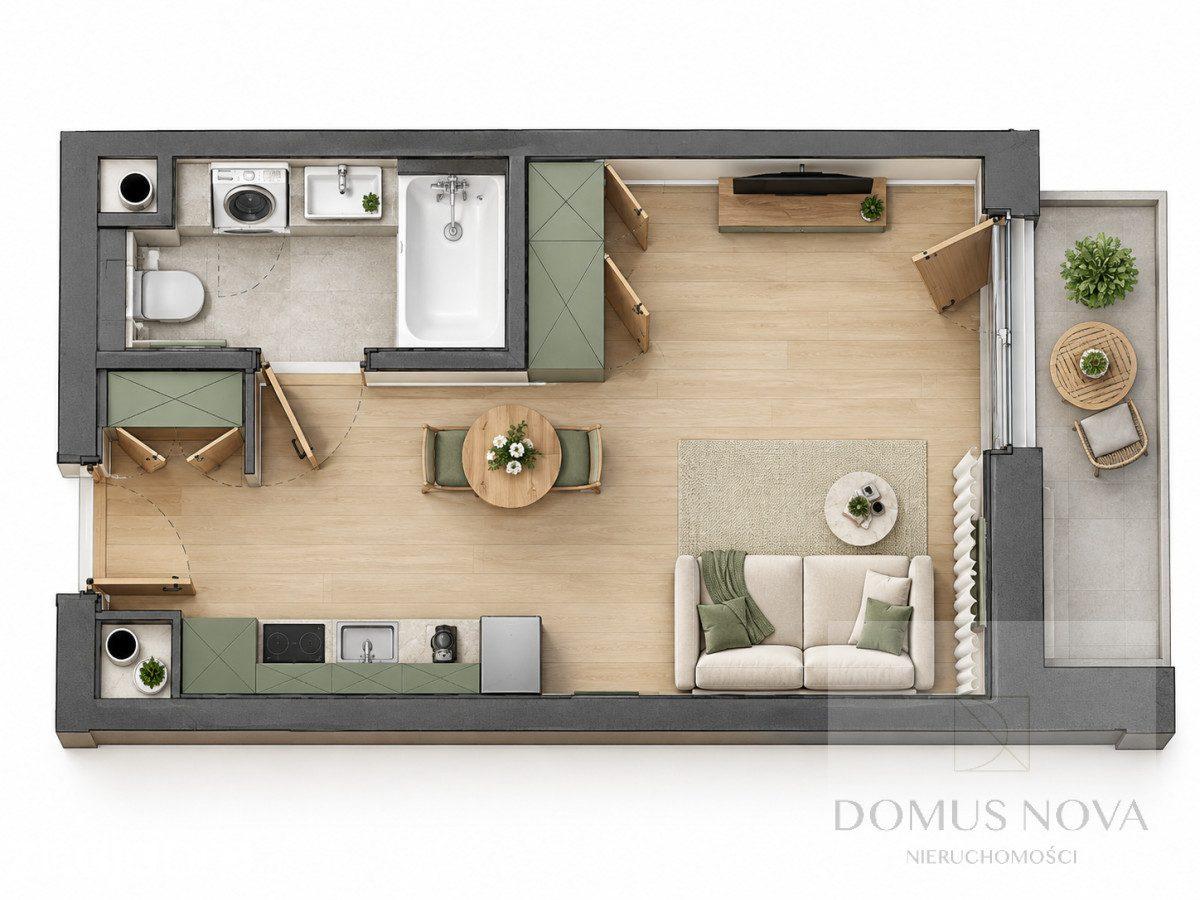 Nowe studio 25,58 m² | Bez prowizji | Włochy - zdjęcie 5