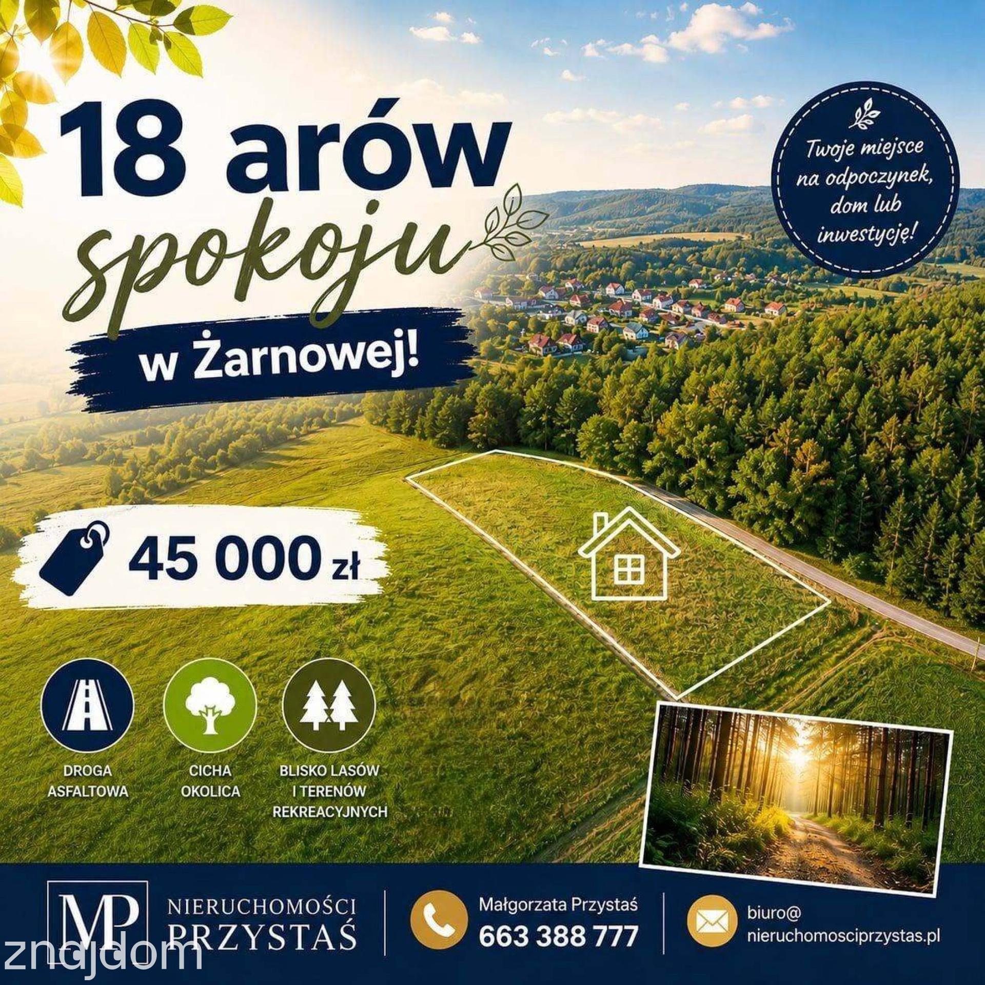 Działka, żarnowa
