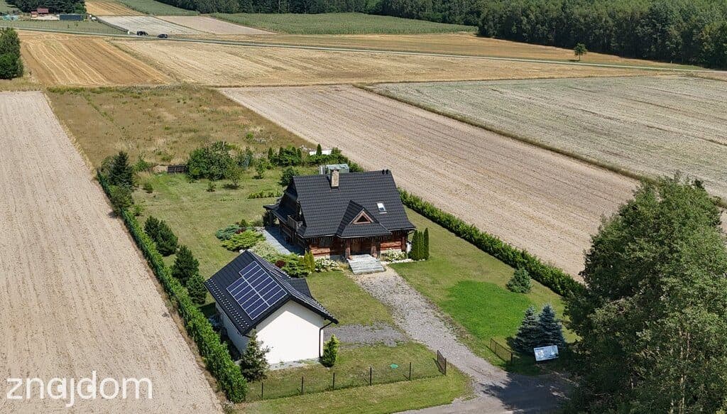 Kłobuck, ul. Leśna | Dom z bali w Kłobucku