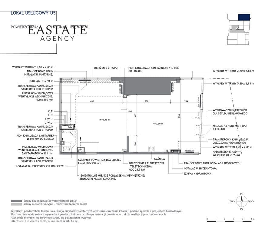Lokal 114,99m2, Narożna Witryna, Parking - zdjęcie 2