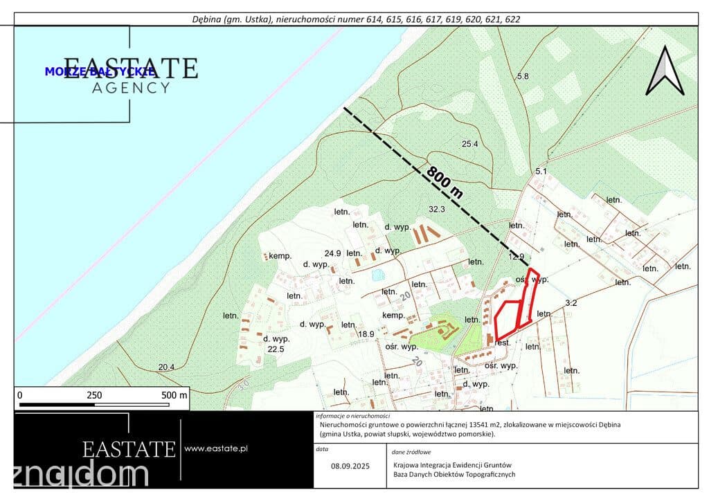 Działka inwestycyjna pod hotel, 800 m od morza - zdjęcie 3