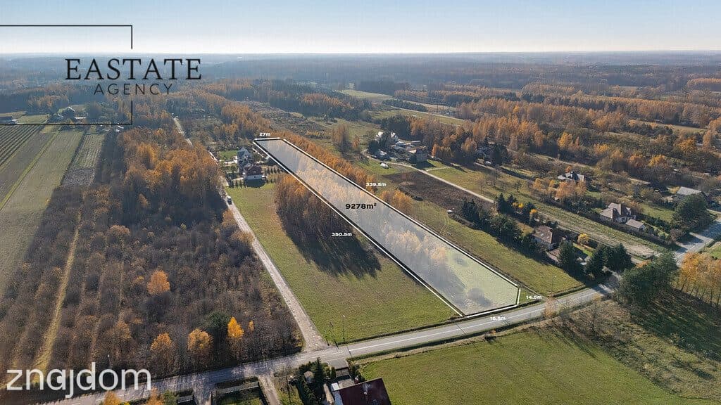Działka budowlana w Kaleń Towarzystwo