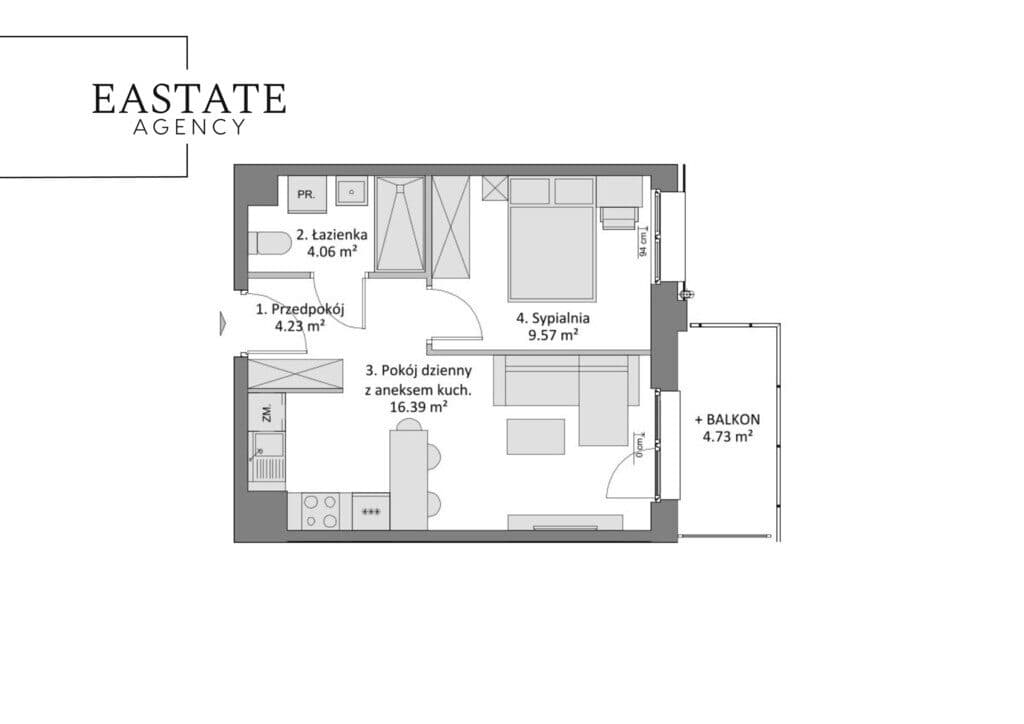 2-pokoje | 35 m² | Pastelowa, Gdańsk - zdjęcie 10
