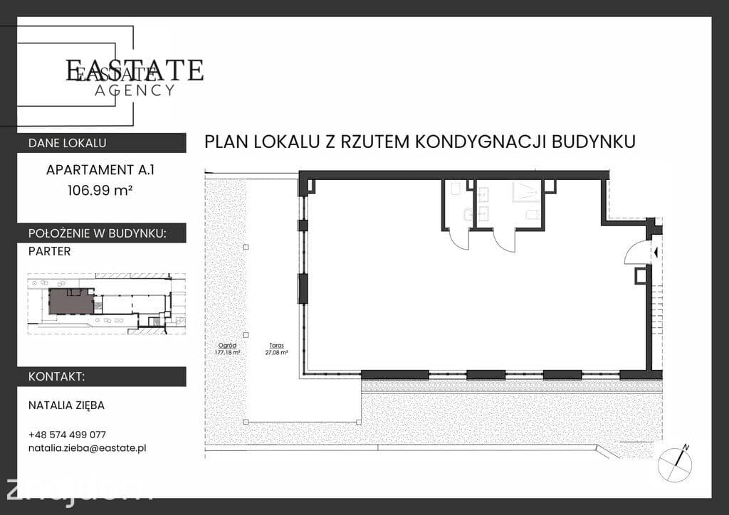 Prestiżowy apartament 107m2 z ogrodem / Orłowo - zdjęcie 7