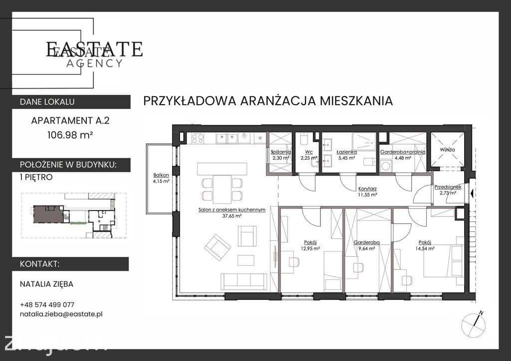 Apartament 107m2 w prestiżowej inwestycji / Orłowo - zdjęcie 11