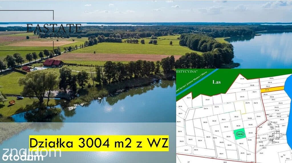 Super działka w Harszu-+udział w plaży!