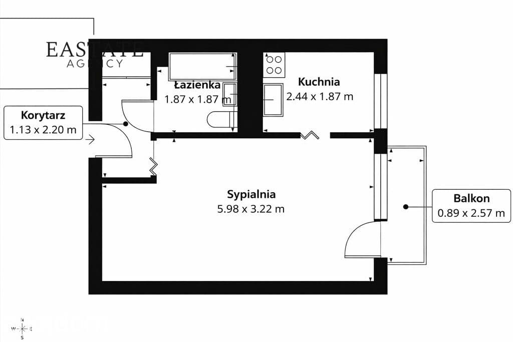 Kawalerka 31,6 m² z garażem w wieżowcu - zdjęcie 9