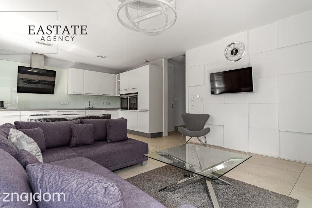 Apartament z panoramą centrum Warszawy - zdjęcie 4