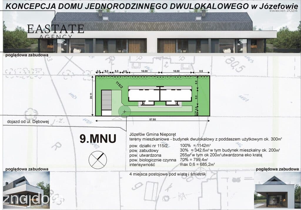 Działka 1142m z projektem/Media/Las/5min Legionowo - zdjęcie 3