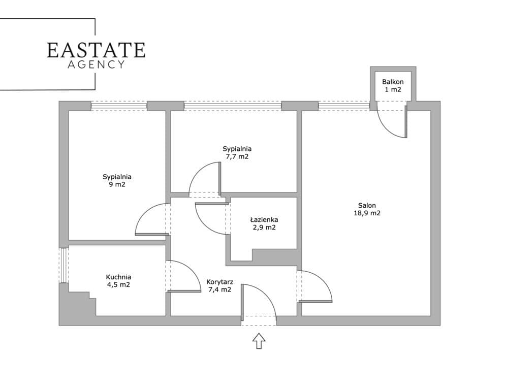 3 pokoje 51 m2 || ul. Reymonta || Balkon || KW || - zdjęcie 8