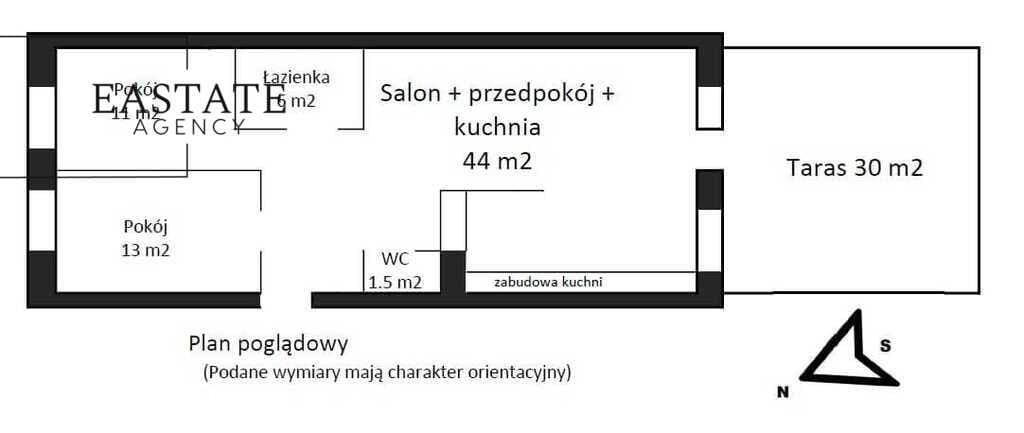 3-pokojowe mieszkanie z tarasem Gdynia Fikakowo - zdjęcie 19