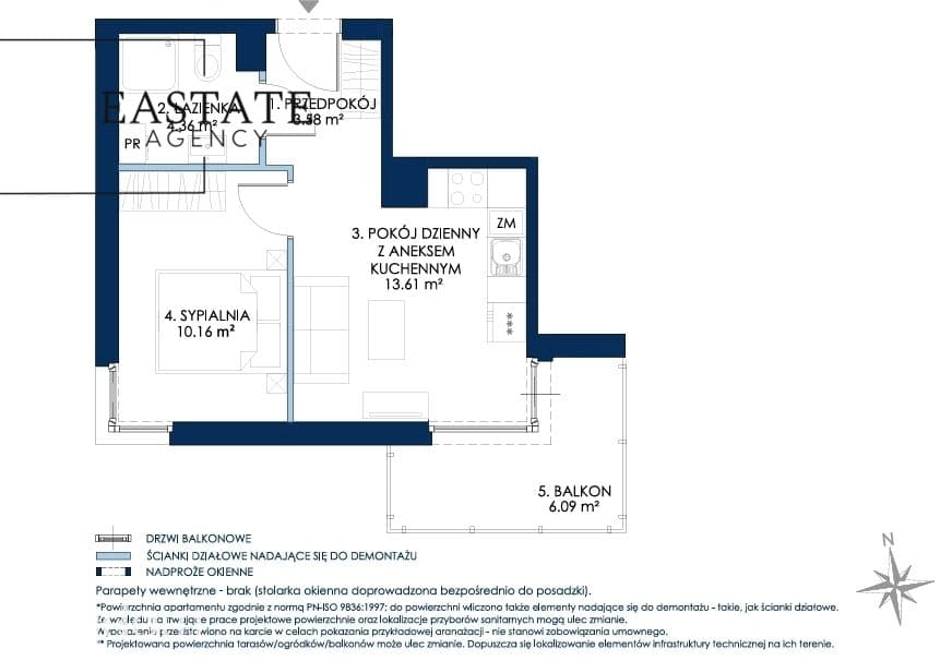 SolMarina Apartament z narożnym balkonem 31,71 m² - zdjęcie 10