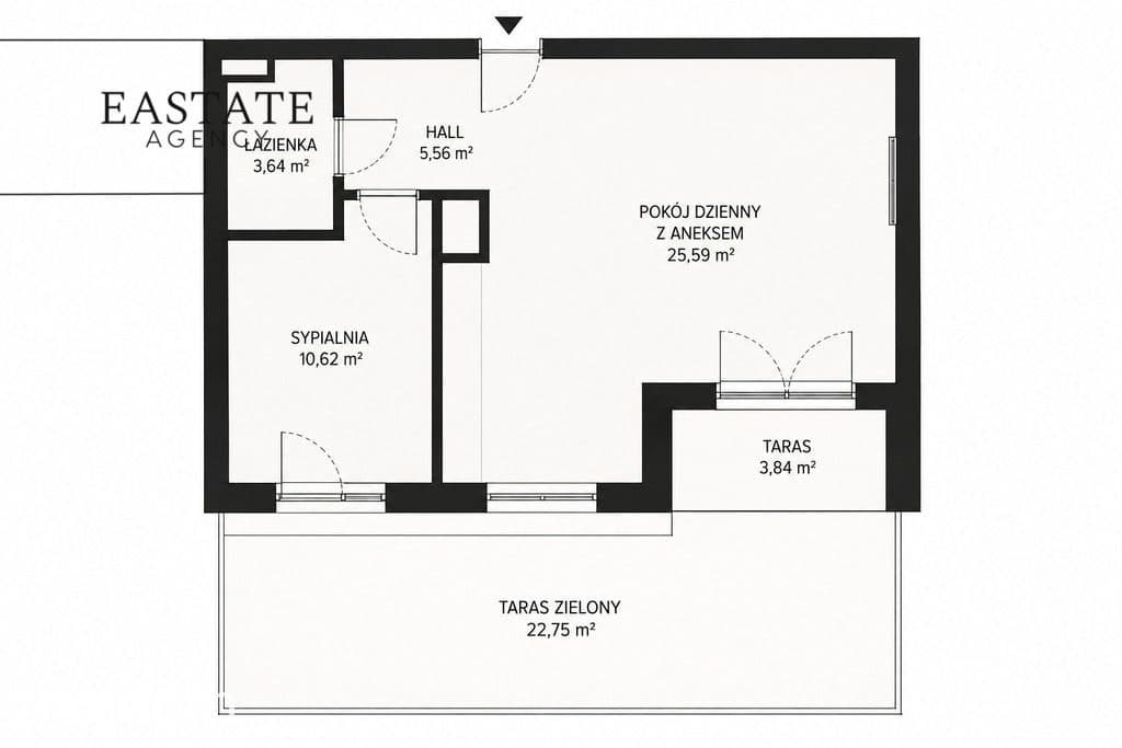 Towarowa Square | nowoczesny apartament z ogrodem - zdjęcie 13
