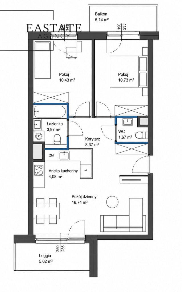 kameralna, oddana inwestycja/2026/balkon i loggia - zdjęcie 2