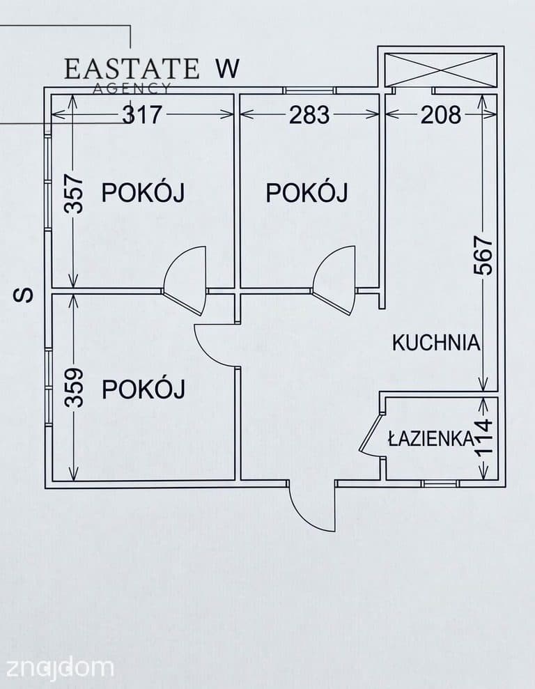 3 pokoje z potencjałem na tysiącleciu - zdjęcie 13