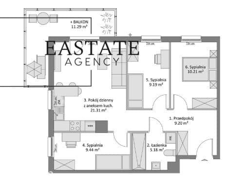 Funkcjonalne 4 pokoje | 64,53 m² | Pastelowa, Gdańsk - zdjęcie 13