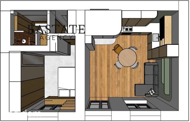 2 Pokoje z aneksem/Balkon/2,80m wysokości/Rondo Wiatraczna 3min! - zdjęcie 7