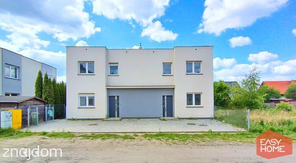 Gotowy bliźniak z ogródkiem w Luboniu