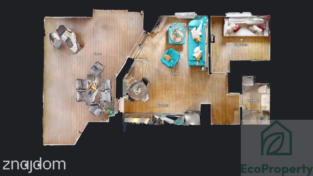 Wyjątkowe 2 pokoje z tarasem 32 m² , piętro 6/6 - zdjęcie 20